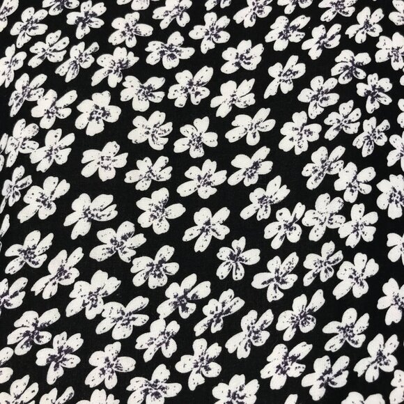 Brandy Melville Navy & White Floral Kimono One Size - Picture 5 of 8